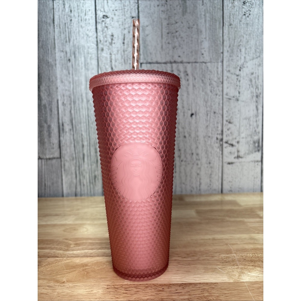 Starbucks 2022 Valentine's Soft Touch Studded Venti, 24 oz. Tumbler - Pink new - Picture 1 of 9